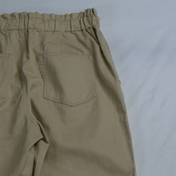 NEW LOFT Medium Tall MT Khaki Pull On Utility Chino Pants - Picture 5 of 7